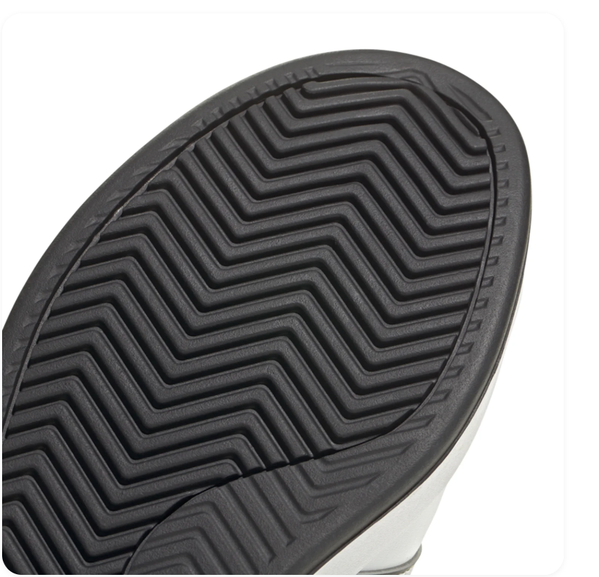 Adidas White Low-Top Sneakers with Black Outlined Stripes and Black Laces