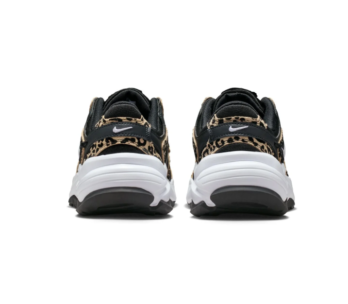 Nike Black Leopard Print Sneakers with White Chunky Sole