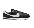 Nike Cortez Black Low-Top Sneakers with White Swoosh
