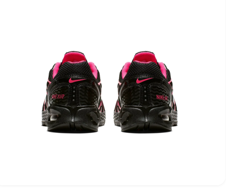 Nike Air Max Torch 4 Black Sneakers with Hot Pink Accents