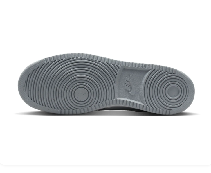Nike Court Vision Light Grey Low-Top Sneakers with White Swoosh