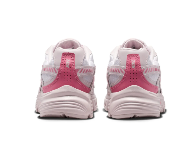 Nike Initiator White and Blush Pink Sneakers with Bright Pink Accents