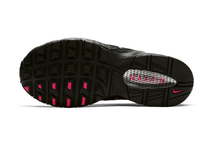 Nike Air Max Torch 4 Black Sneakers with Hot Pink Accents