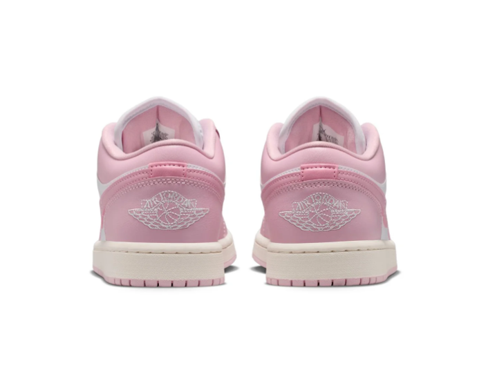 Air Jordan 1 Low Pink and White Sneakers