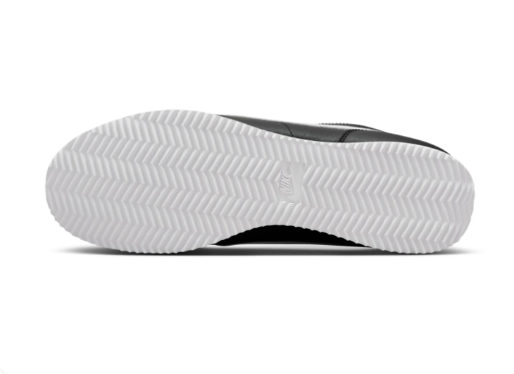 Nike Cortez Black Low-Top Sneakers with White Swoosh