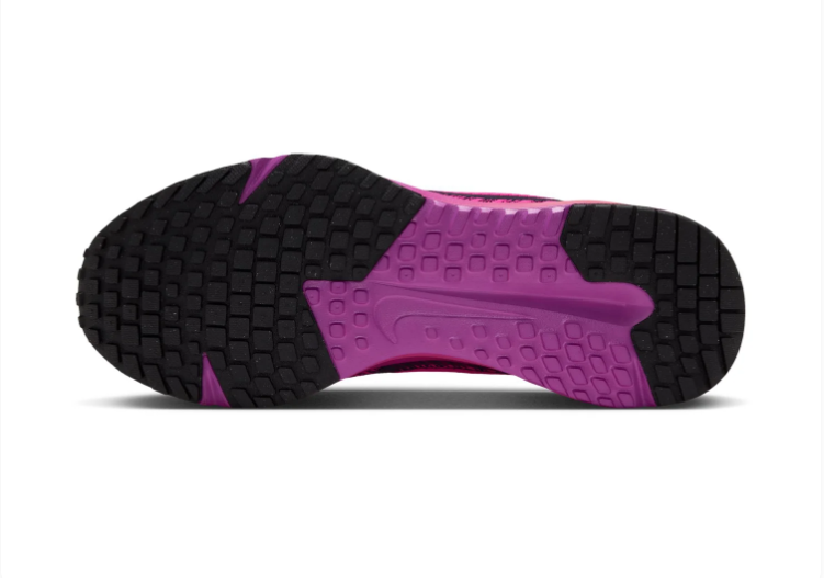Nike Hot Pink Mesh Sneakers with Black Graphic Accents