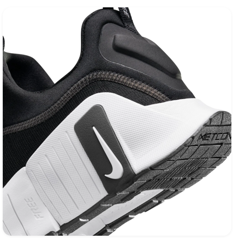 Nike Free Metcon Black and White Training Sneakers