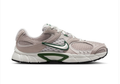 Nike Light Taupe Mesh Sneakers with Green Accents