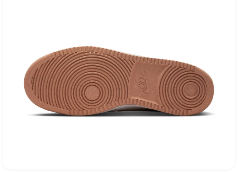 Nike Cream Low-Top Sneakers with Rose Pink Swoosh