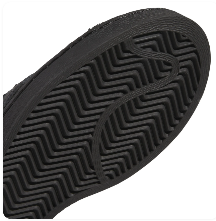 Adidas Black Glossy Low-Top Sneakers with Orange Lining and Graphic Tongue
