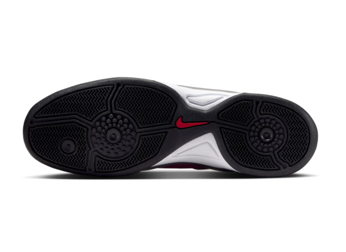 Nike Total 90 III Metallic Silver Sneakers with Red 90 Detail