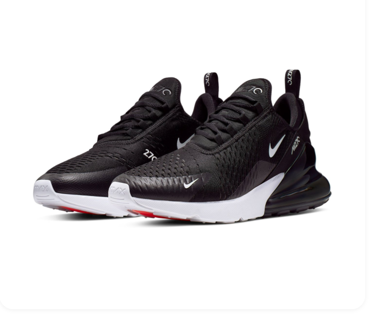 Nike Air Max 270 Black and White Sneakers
