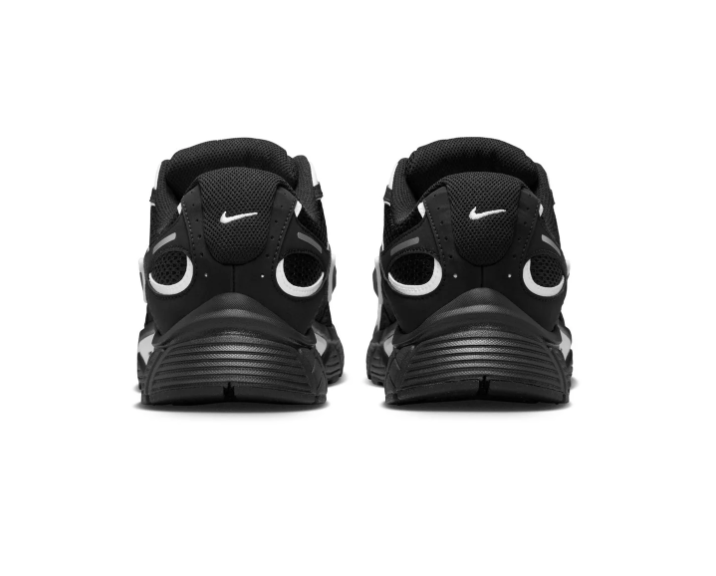 Nike Black Mesh Sneakers with Metallic Silver Accents