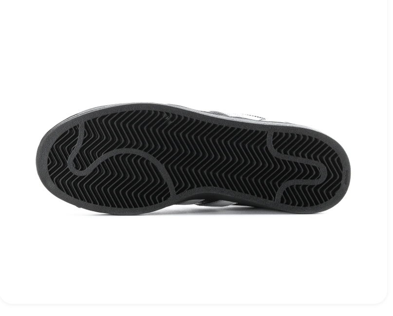 Adidas Superstar Glossy Black Sneakers with White Stripes and Black Shell Toe