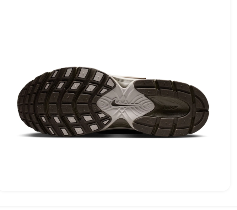 Nike Dark Olive Mesh Sneakers with Silver Swoosh