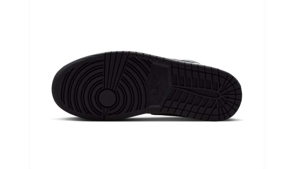 Air Jordan 1 Low Black and Grey Sneakers