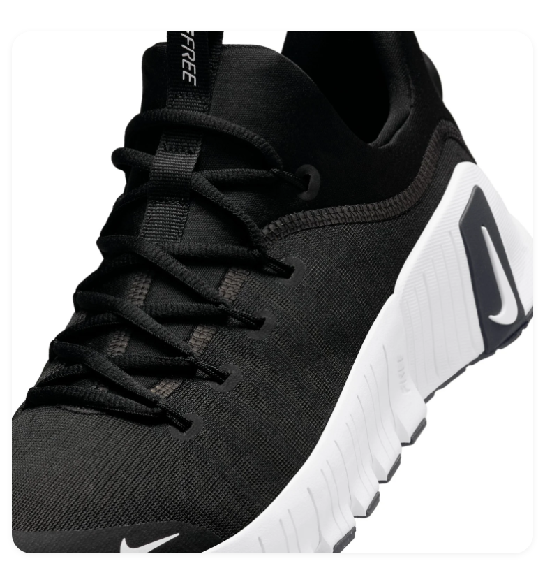 Nike Free Metcon Black and White Training Sneakers