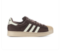 Adidas Superstar Brown Sneakers with Cream Stripes and Beige Shell Toe