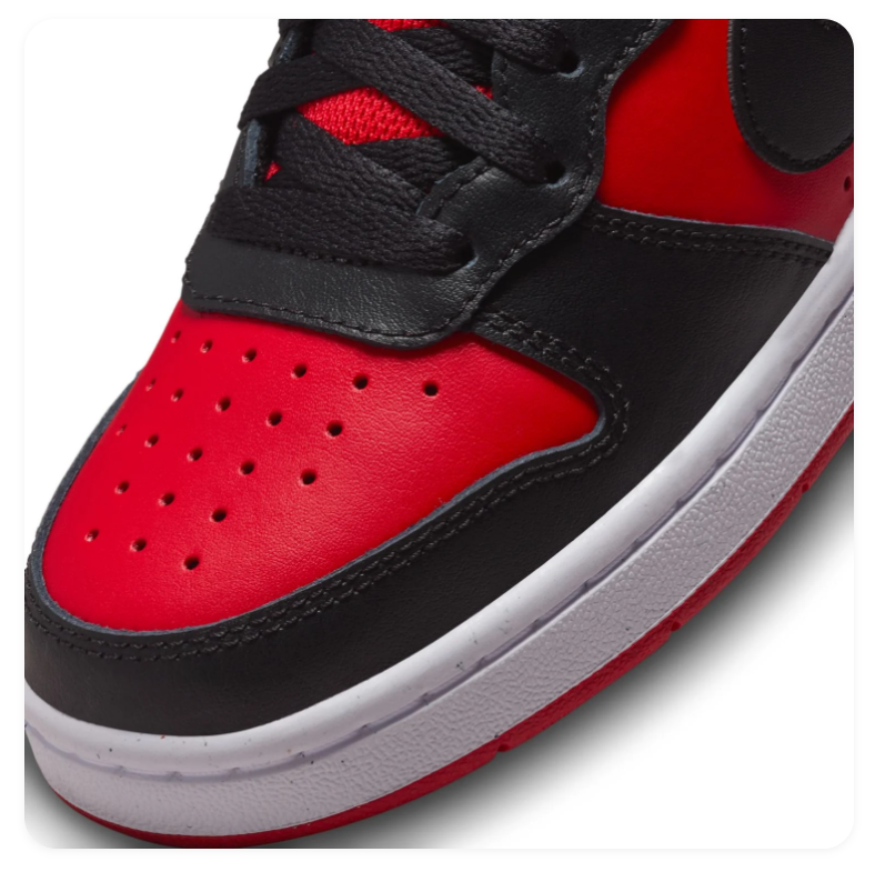 Nike Red and Black High-Top Sneakers with Ankle Strap